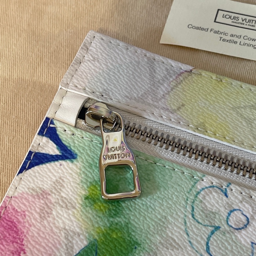 Louis Vuitton Watercolor Weekend New Tote Gm Rare - Picture 5 of 16